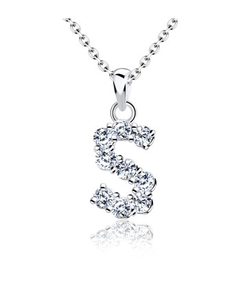 Necklace Silver S Shape SSLPE-S